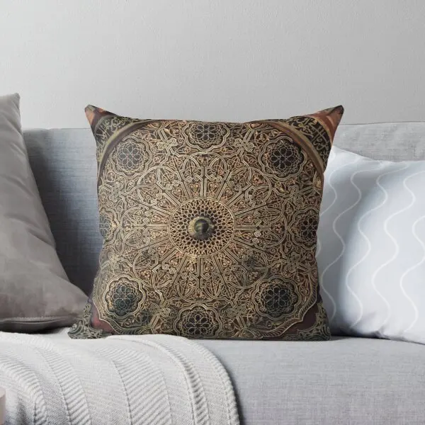

Islamic Ornamental Architecture Printing Throw Pillow Cover Hotel Car Home Bed Decor Fashion Fashion Waist Pillows not include