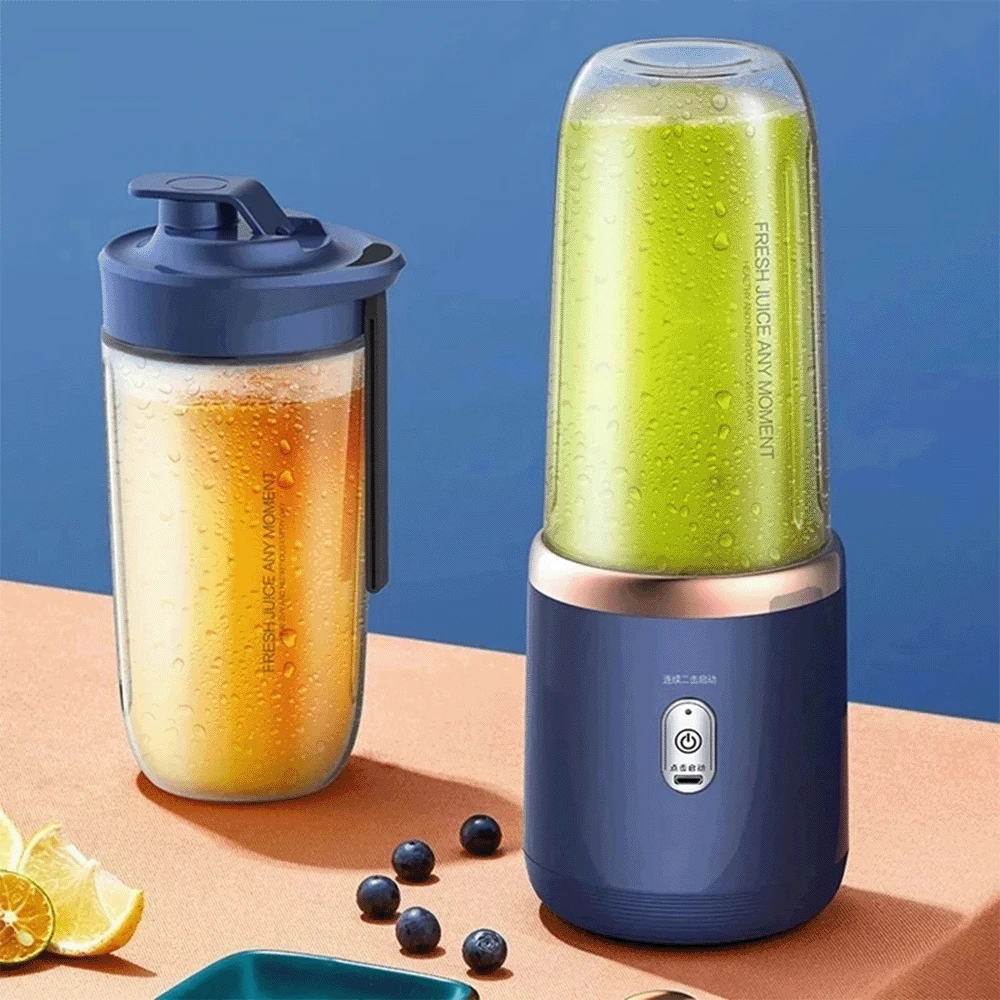 

Dropshipping Portable Blender 400ml Mini Electric Fruit Juicer USB Charging Lemon Orange Juicing Cup Smoothie Milkshake Machine