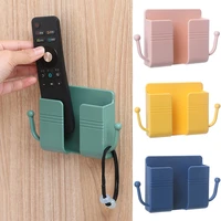 wall storage box mobile phone holder tv remote control charger organizer kitchen bathroom home hanging holder stand