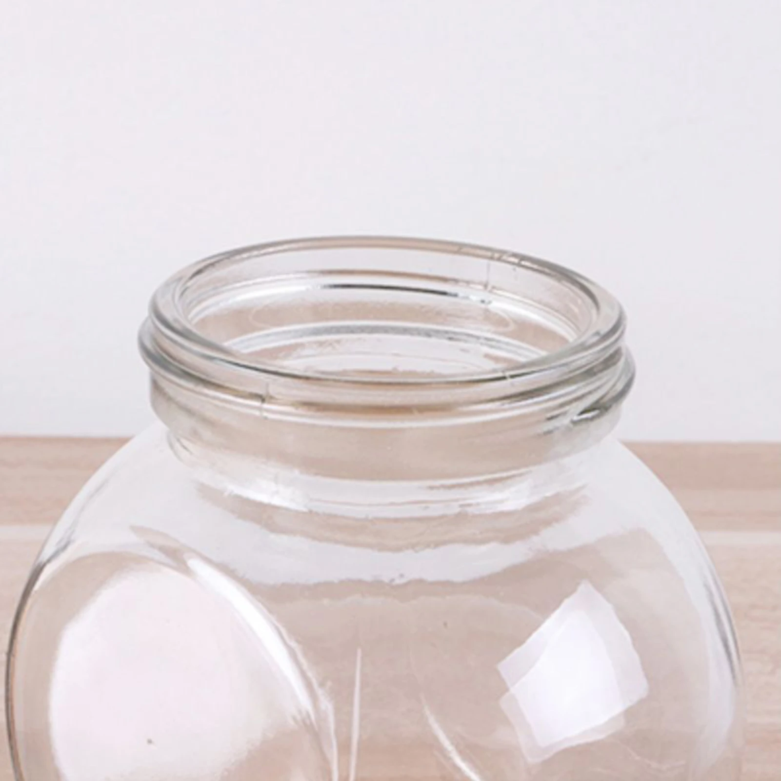 Стеклянная кухонная емкость для хранения с крышкой влагостойкая коробка