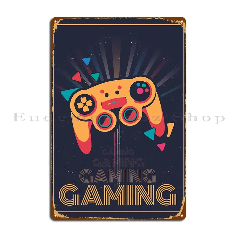 

Gaming Metal Sign Decoration Print Painting Cinema Mural Tin Sign Poster