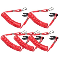 boat outboard switch 5 pcs engine motor lanyard kill urgent stop button safety connector cord compatible
