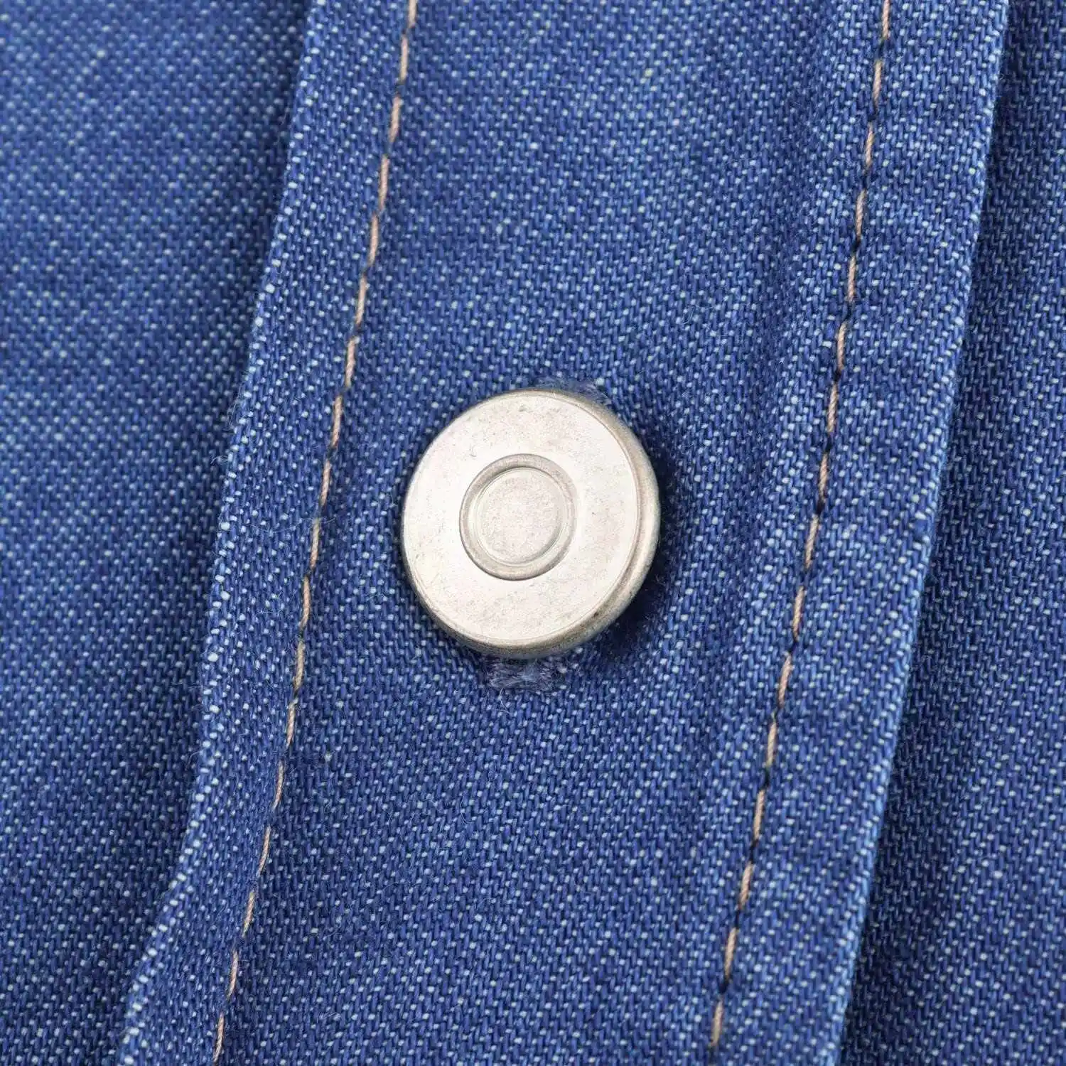 Повседневная однотонная джинсовая рубашка для женщин с v-образным вырезом Sll Match