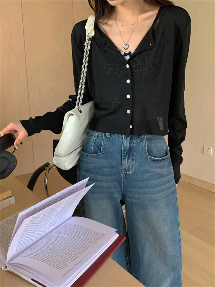 Alien Kitty 2024 Осенняя Женская Тонкая Повседневная рабочая одежда с длинным рукавом