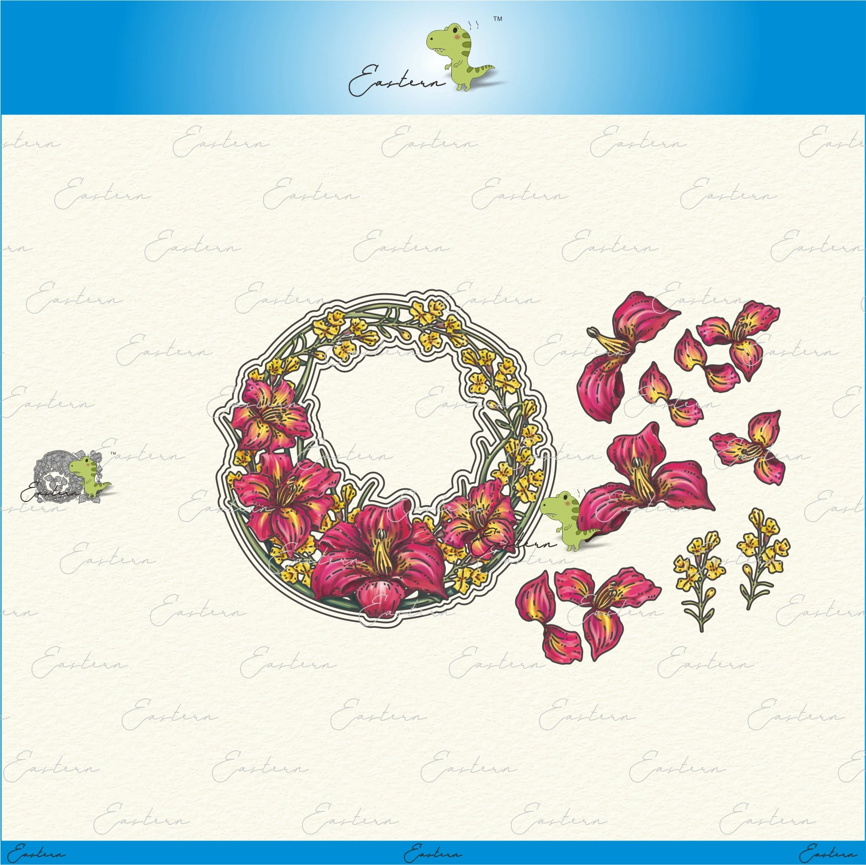 

Delightful Daylilies metal cutting dies 2021 new diy molds Scrapbooking Paper Making die cuts crafts