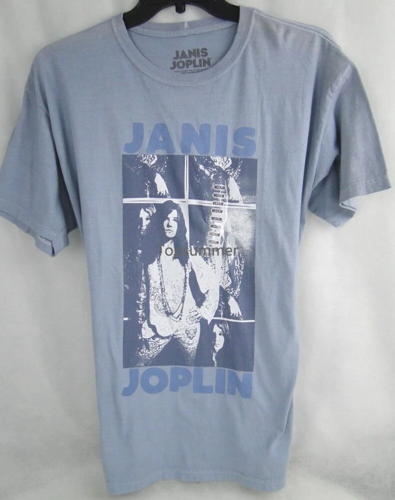 Футболка с круглым вырезом, бледно-голубая, из хлопка -Med