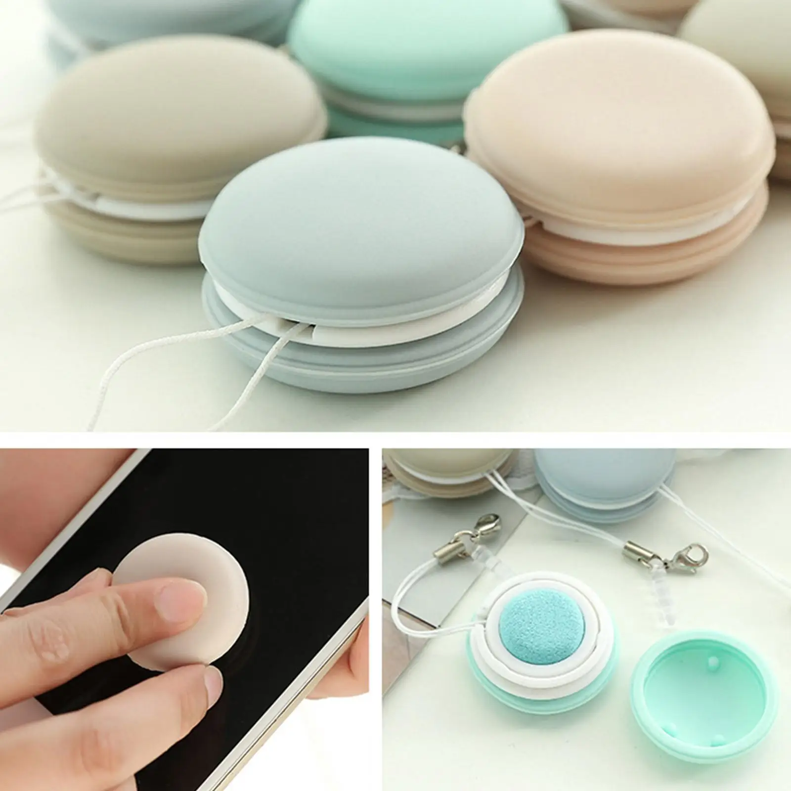 

Mobile Phone Screen Wipe Wipe Macaron Color Series Lenses Lens Wipe Deerskin Cloth Screen Cleaning Tools