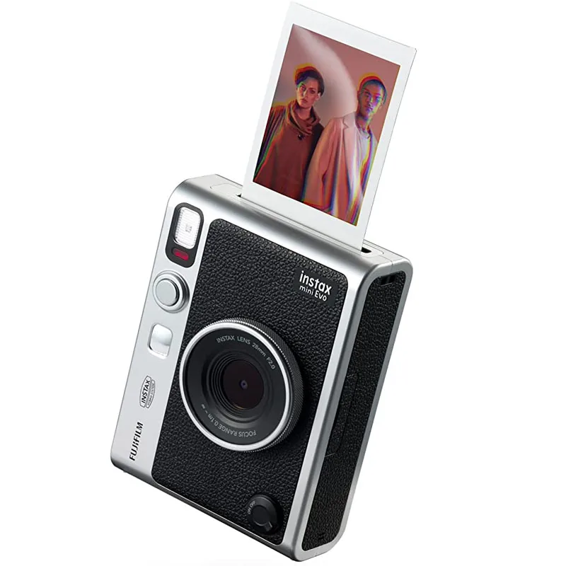

Brand New FUJIFILM Instax Mini EVO Instant Film Retro Camera Black Bare Metal