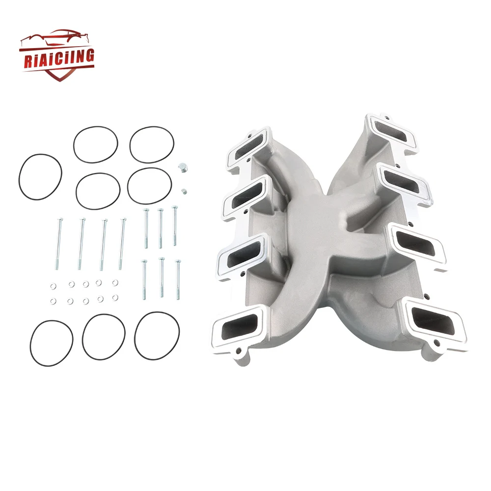 skspeed EZKIT LS Carb Conversion Holley 300-130 Dual Plane Intake/MSD 6014 Коробка Автомобили Детали двигателя