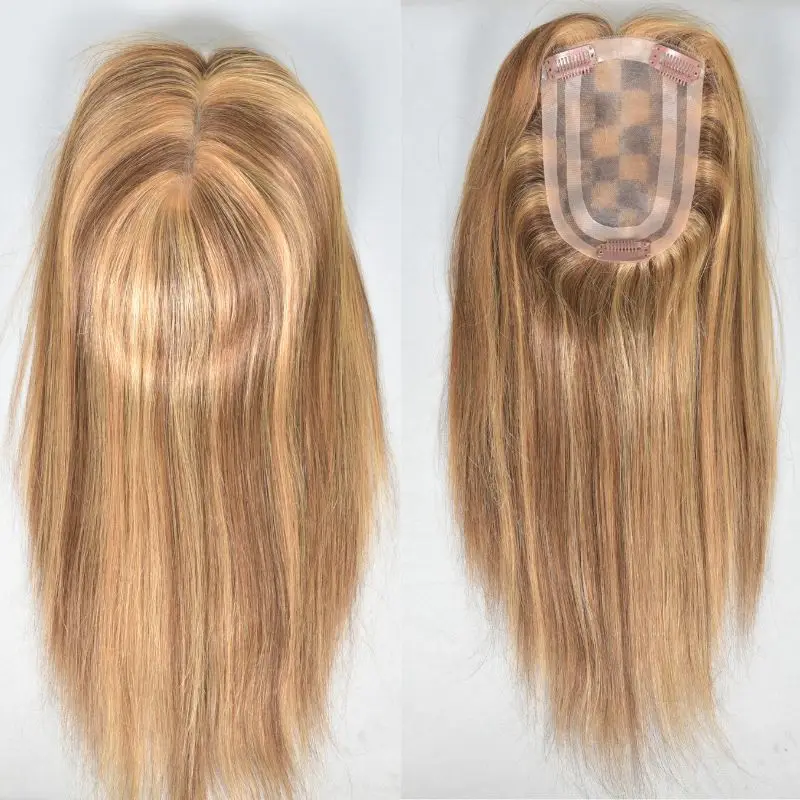 Топпер из натуральных волос для мужчин размер головы 25 - 76 см цвет черный