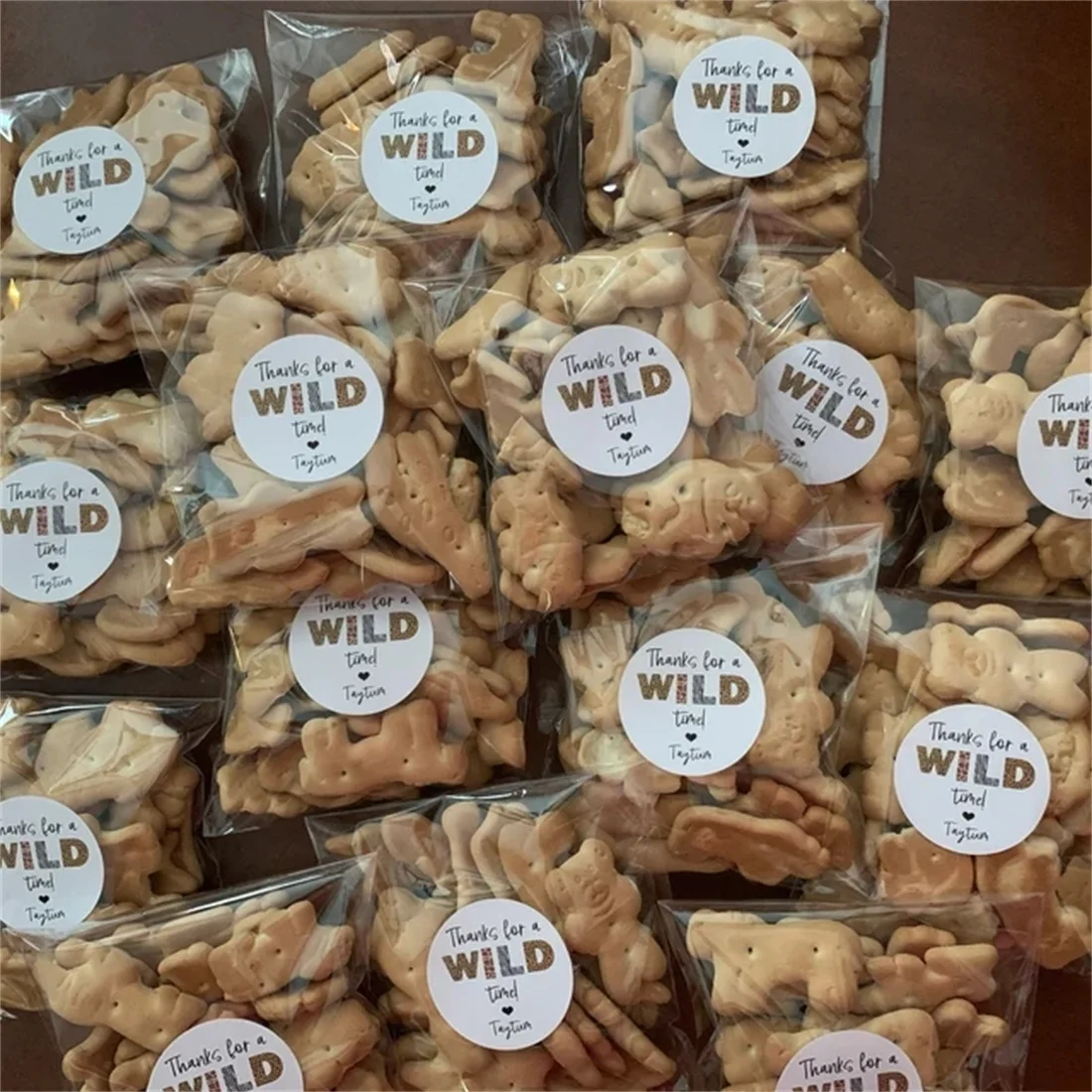 25 шт. наклейки с принтом диких животных в джунглях тема сафари дикая вечеринка