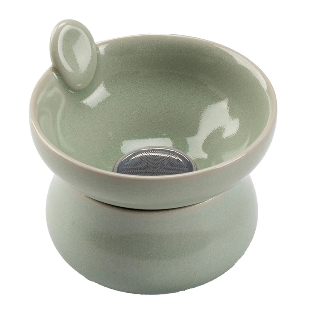 

Tea Infuser Filter Ceramic Strainer Loose Leaf Cupsteeper Porcelain Interval Diffuser Kung Fu Strainers Ware Mesh Colander