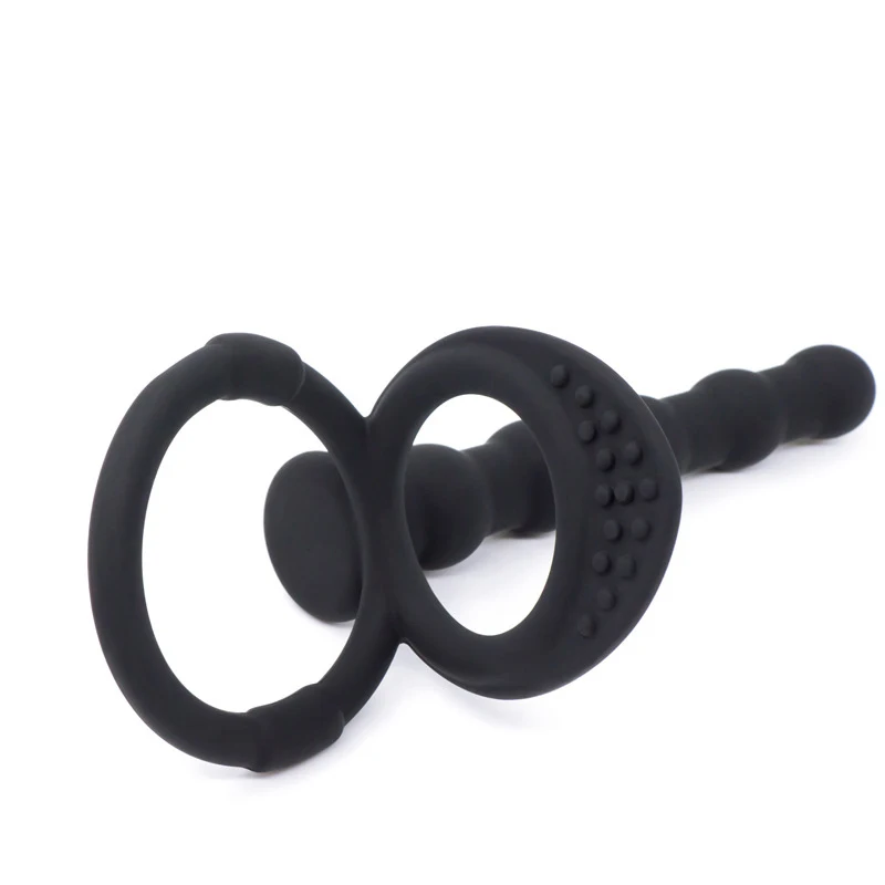 Двойное проникновение Анальная пробка секс-игрушки для пар Страпон