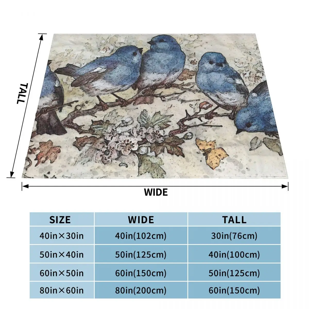 Одеяло для домашних животных покрывало питомцев примазка одеяло голубой цветок