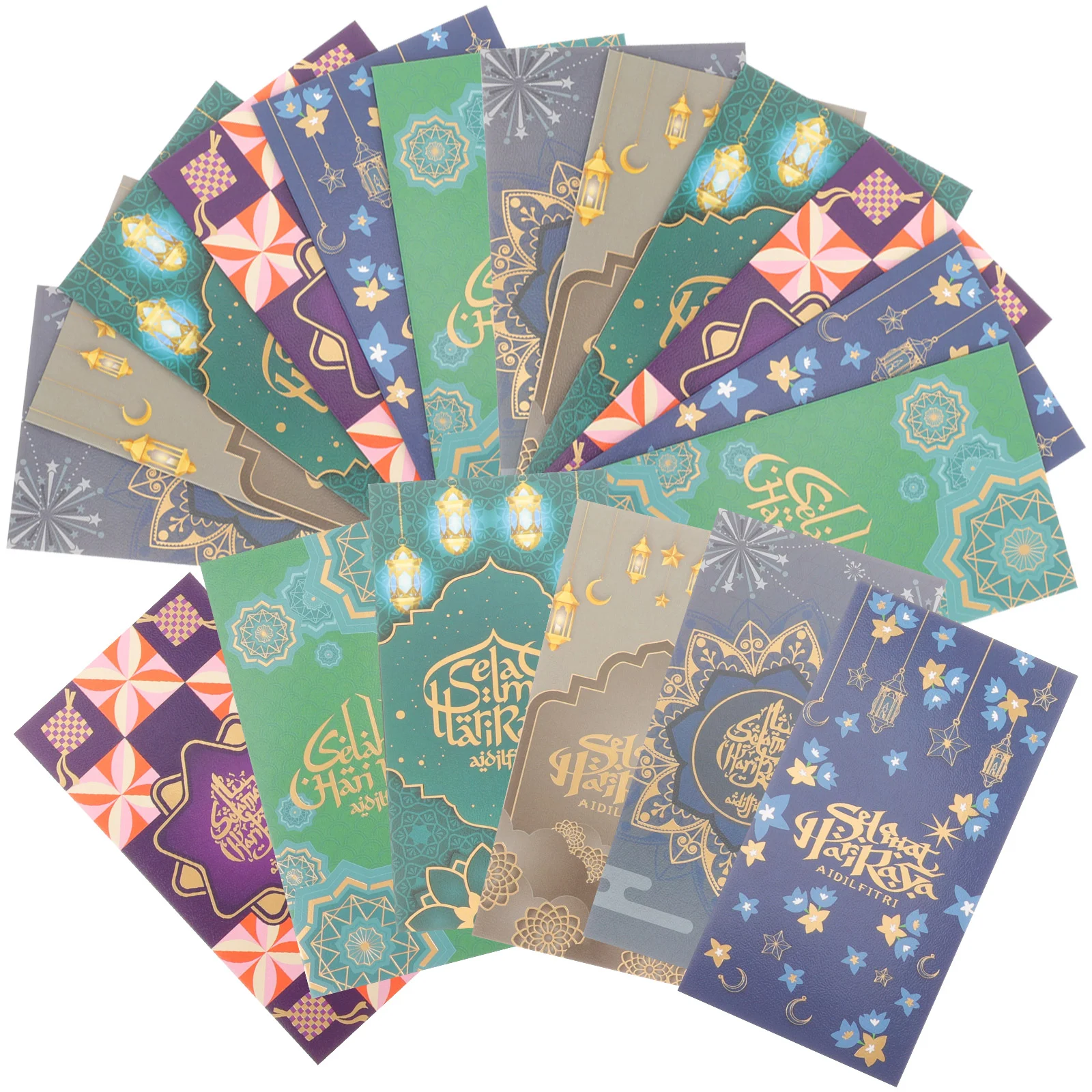 

18Pcs Gift Festival Invitation Eid Envelopes Muslim Festival Envelope for Invitation Holiday