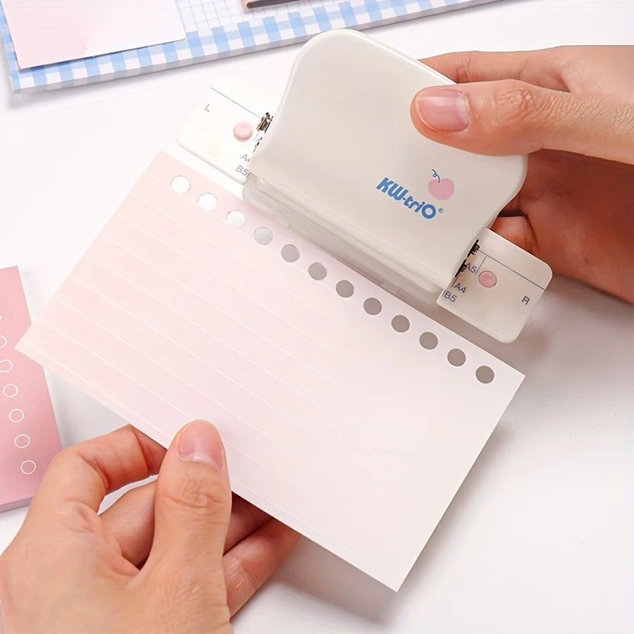 6-отверстий: настольное хранилище идеально подходит для переплета тетрадей и