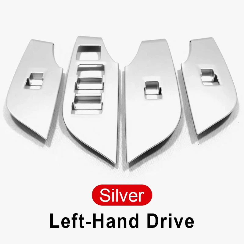 

Для Toyota RAV4 XA50 2019 2020 2021 2022 2023 2024 RAV 4 Hybrid ABS карбоновое стекло двери автомобиля, кнопка подъема, рамка, крышка, наклейка