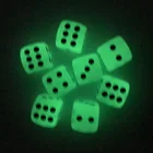 5 шт. 14 мм 6-сторонние Светящиеся Кубики носветильник, круглые угловые кубики, Веселый бар, KTV, развлекательные светящиеся фотографические инструменты для питья