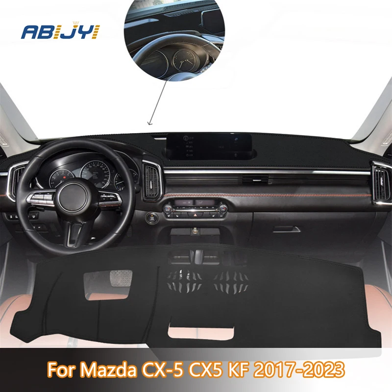 1 шт. коврик для приборной панели крышка Mazda CX-5 CX5 KF 2017 2018 2019 2020 2021 2022 аксессуары