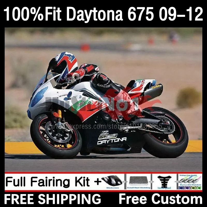 

Injection Mold Fairing For Daytona 675 09 10 11 12 46No.37 Daytona675 Daytona 675 2009 2010 2011 2012 OEM Body Kit silver black