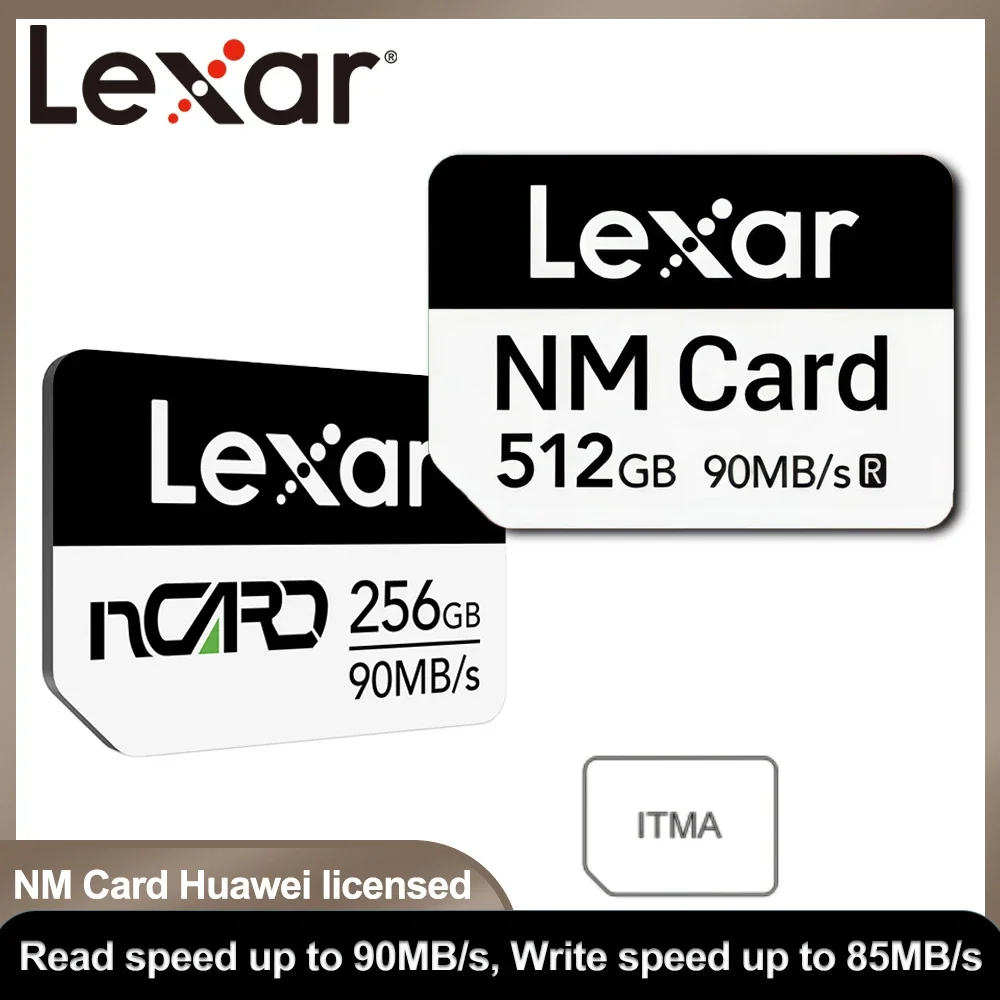Нано-карта памяти Lexar NM 128 ГБ 256 512 до 90 Мб/с 4K