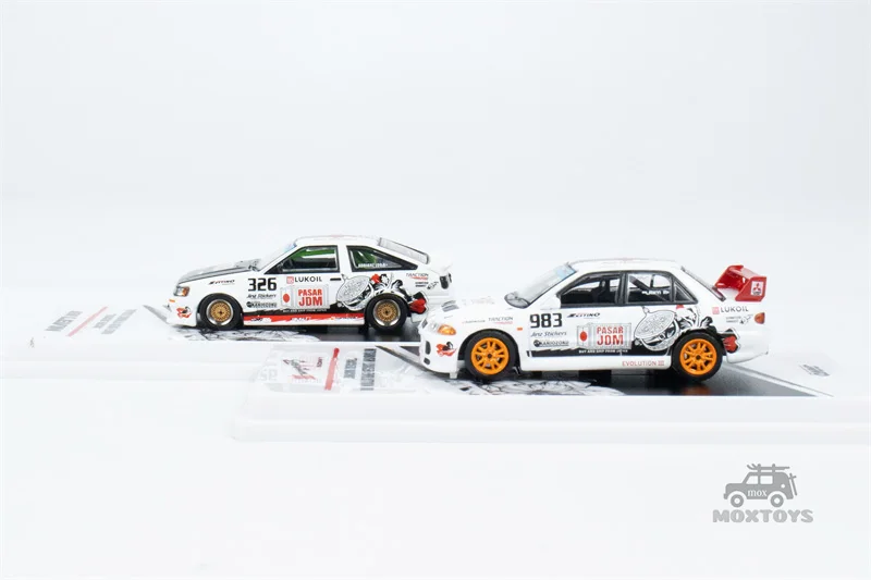 INNO 1:64 COROLLA AE86 Levin &amp LANCER EVOLUTION III трекеры гоночный литая модель автомобиля