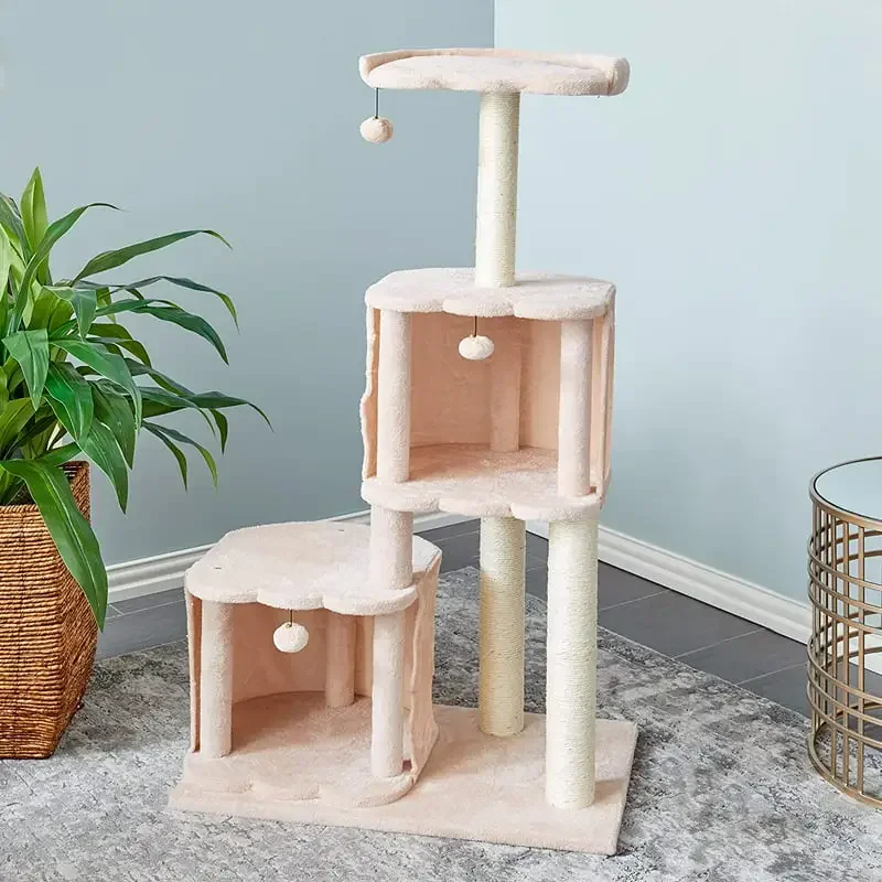 

Ash 50.6-inch Cat Tree, Tower, Condo, Scratching Post & Playground