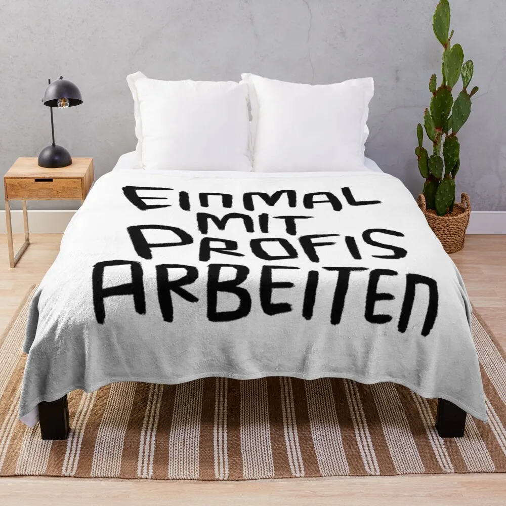 Einmal mit Profis (22) Handwerker Spruch Плед для малышей Одеяла дивана