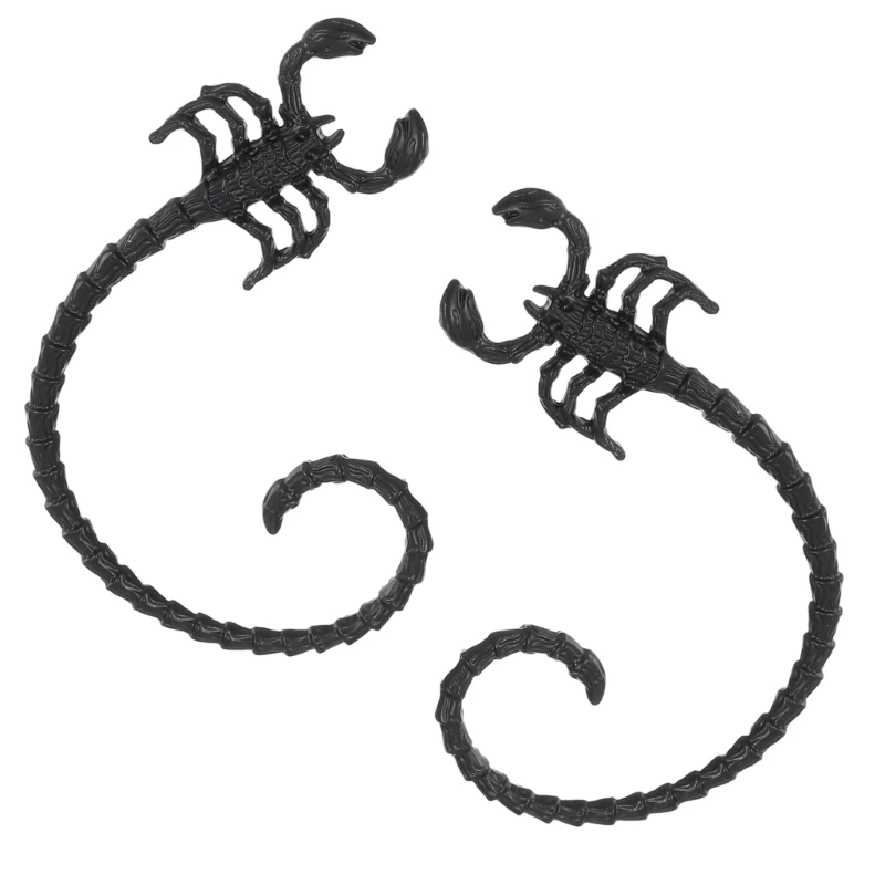 Стильные готические зажимы для ушей вешалки Скорпиона металлические манжеты
