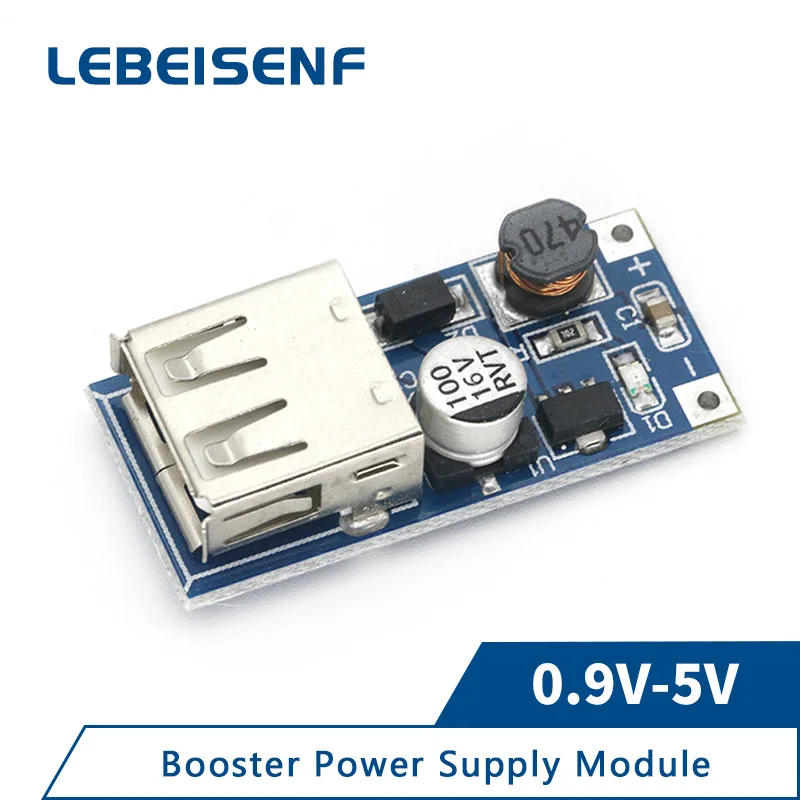 

10Pcs/lot 0.9V-5V to 5V DC-DC USB Voltage Converter Step Up Booster Power Supply Module