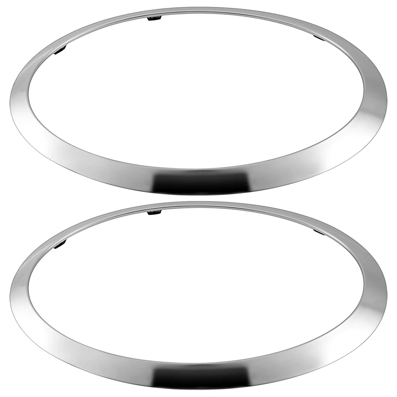 Для MINI Cooper F55 F56 F57 03-18 хромированная Левая Правая передняя фара рамка кольцо для