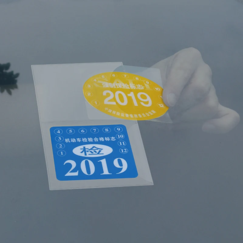 

Assicurazione auto Adesivi Strappo-Sacchetto libero di Ispezione Annuale Obbligatoria Auto Parabrezza Sticker Per Renault Me
