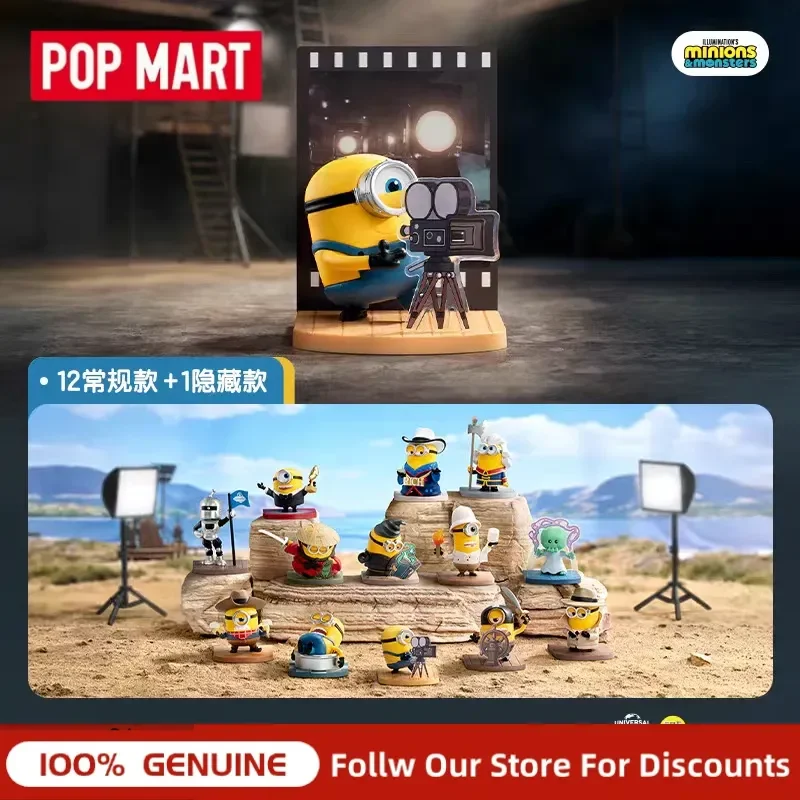 Фото Новая оригинальная коллекционная фигурка Pop Mart Minions & Monsters в закрытой упаковке, аниме-фигурка для декора рабочего стола, подарок для взрослых коллекционеров и любителей хобби. №2