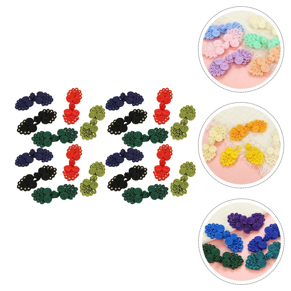 

50Pcs Chinese Closure Knot Buttons Beautiful Cheongsam Sewing Fasteners