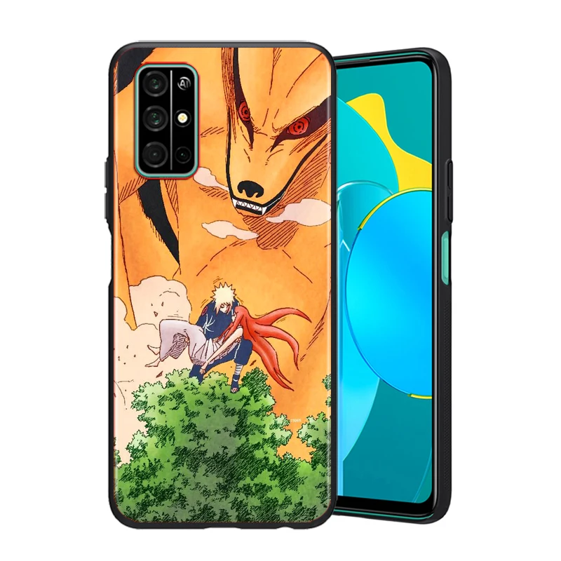 Модный постер манга наруто для Huawei Honor 20 10 9S 9A 9C 9X 8X MAX 9 Lite 8A 7C 7A Pro черный чехол