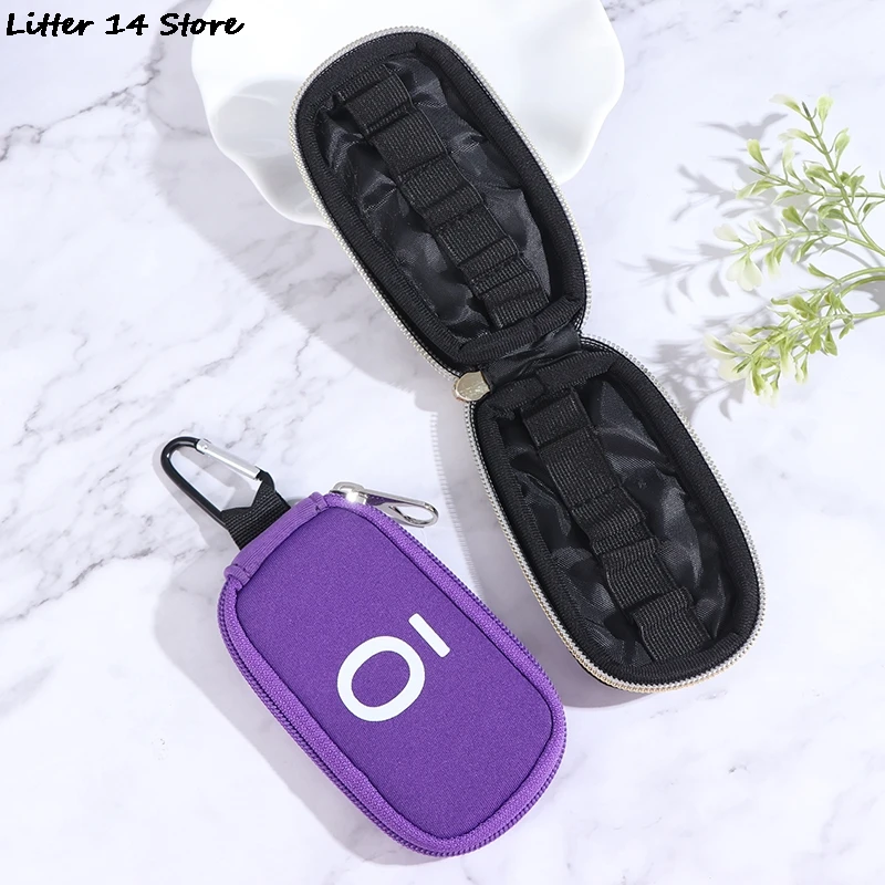 

10Slots 1-3ML Essential Oil Storage Bag For Doterra Bottle Holder With Hanging Buckle Oil Travel Carrying Storage Case Organizer