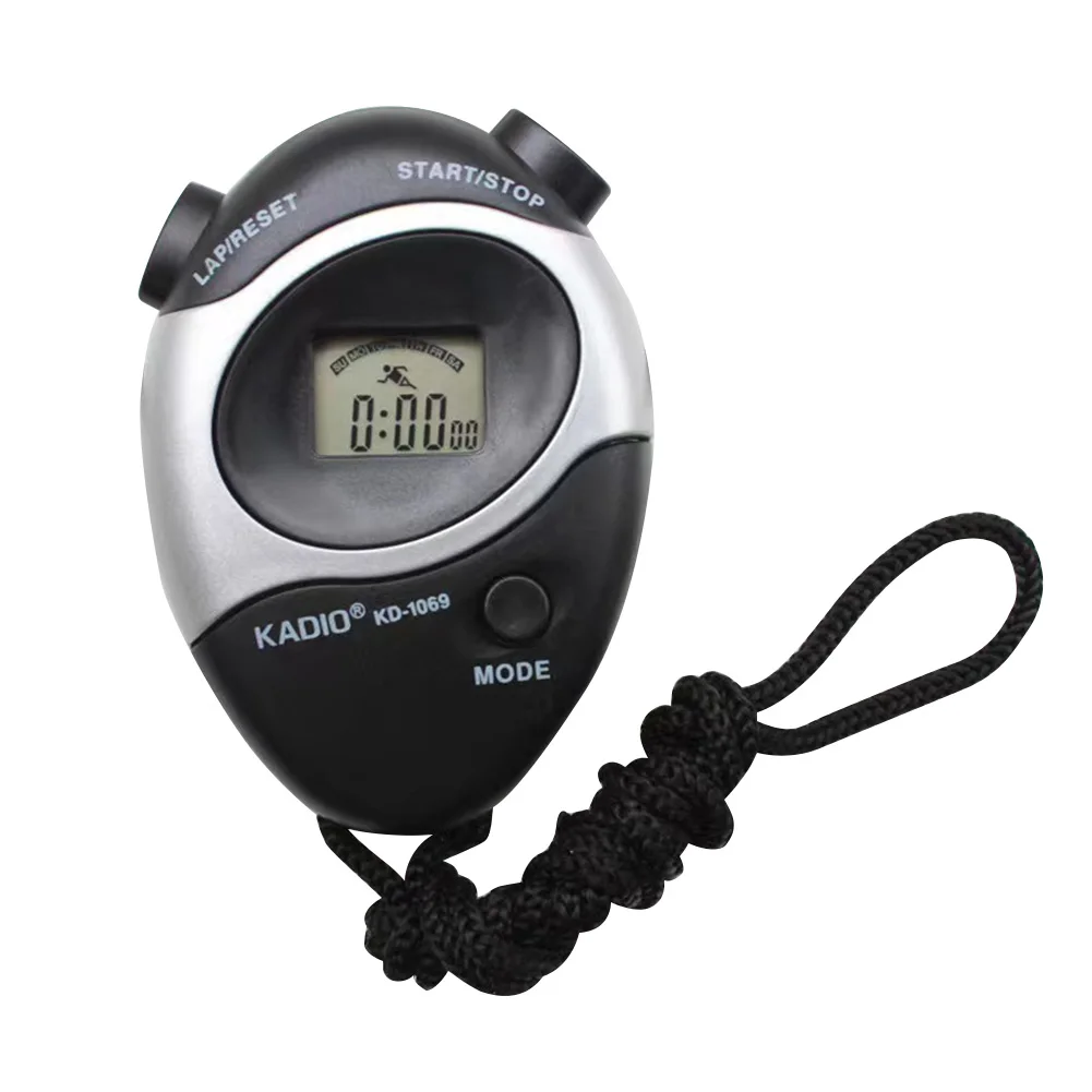 

Электронный цифровой ручной будильник KD-1069, таймер секундомера, многофункциональный хронограф для занятий спортом на открытом воздухе, бег...