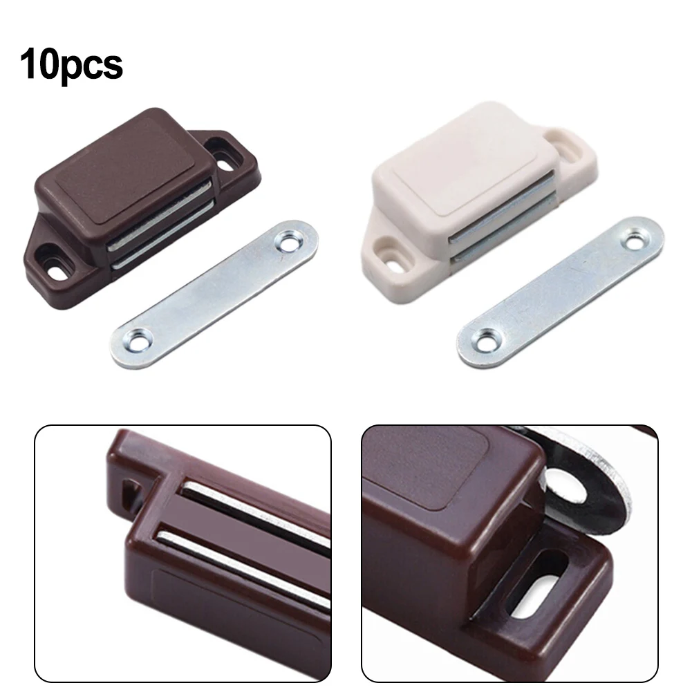 

10pcs Magnetic Cabinet Door Catches Magnet Furniture Door Stopper Cupboard Wardrobe Door Closer For Furniture Hardware Fitting