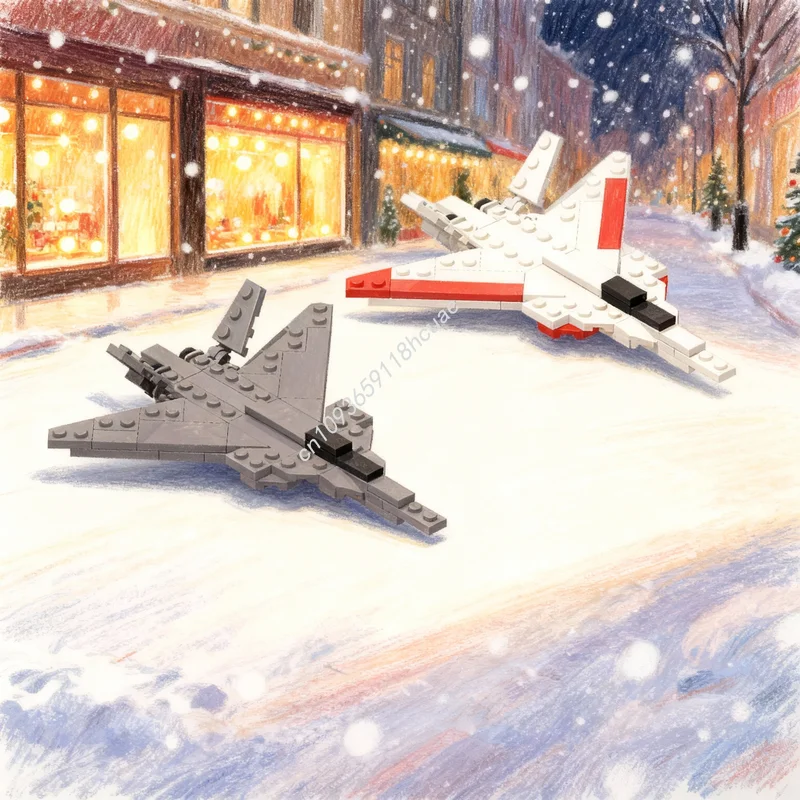 Фото 162 детали MOC XFA Ace Combat 1: Модель для сборки в масштабе, конструктор, подарки на фестиваль, креативная идея, развивающая игрушка, строительные блоки №1