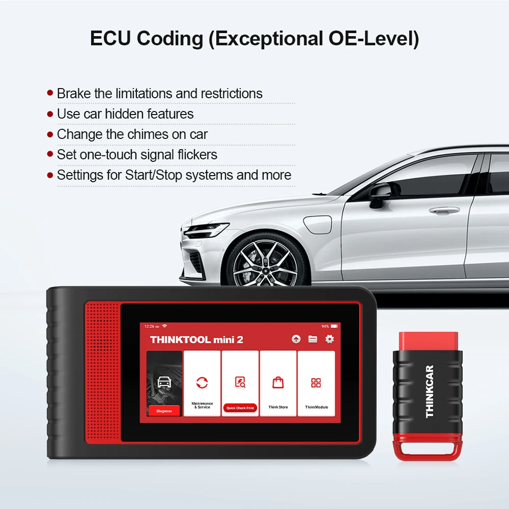 THINKCAR Thinktool Mini 2 сканер OBD2 кодирование ЭБУ полный диагностический системы активный