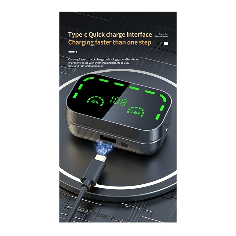 YD05 Hi-Fi стерео гарнитура с шумоподавлением TWS 5 3