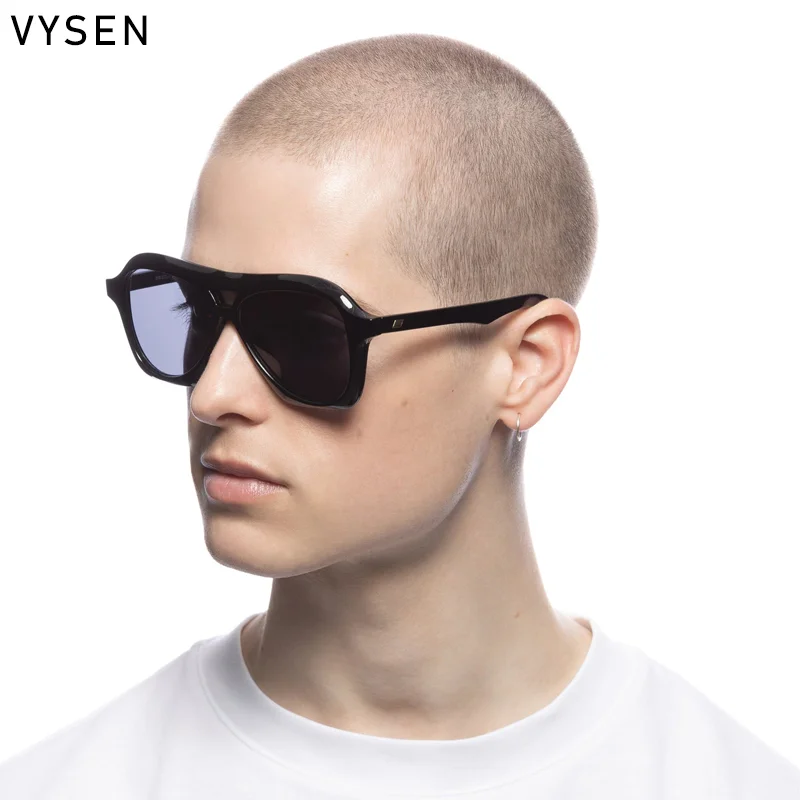 Y2K стильные солнцезащитные очки в средней оправе для женщин 2024 брендовые