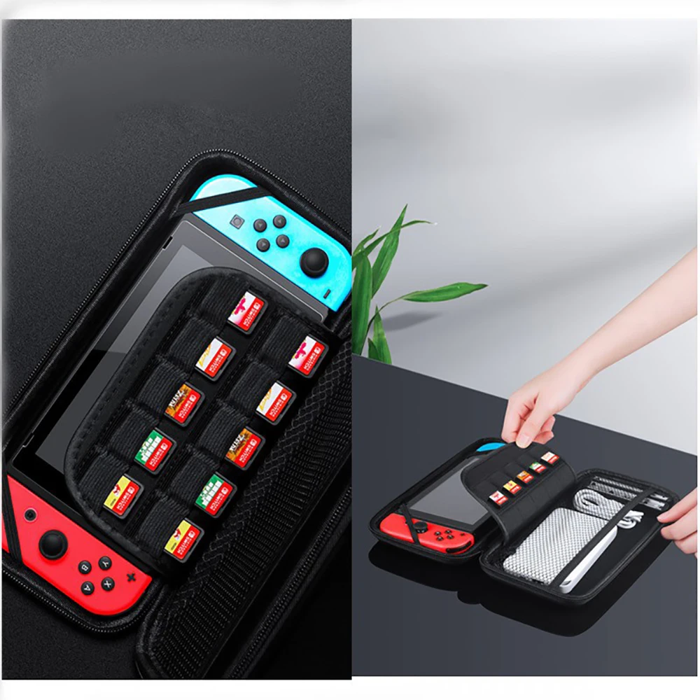 For Nintendo Switch Storage Bag Luxury Waterproof Mesh Pocket Case for Nitendo Nintendo Switch NS Console Joycon Game Accessory images - 6