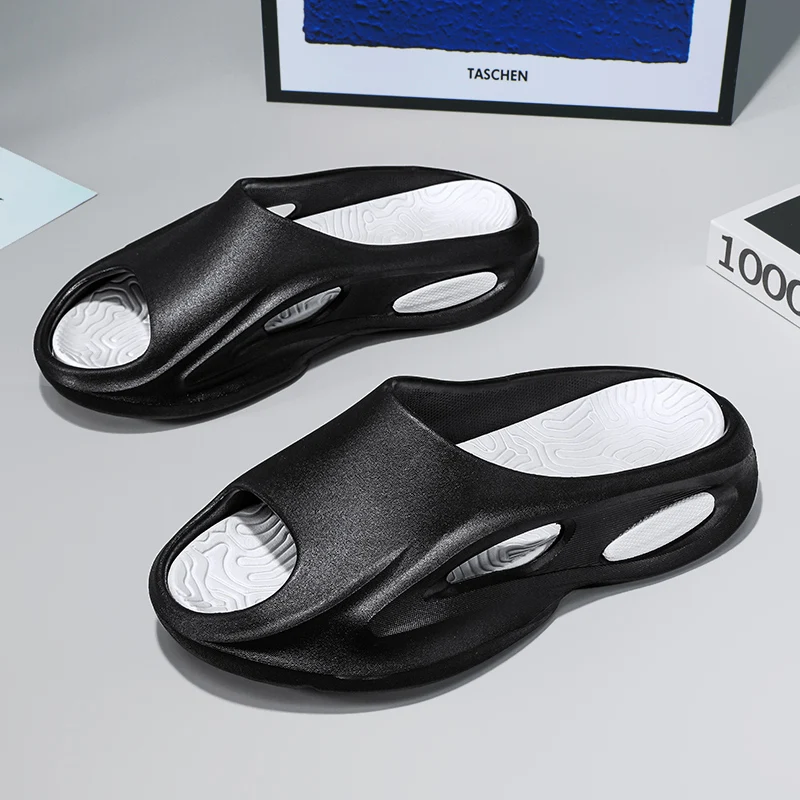 

Women Thick Platform Cloud Slippers Summer Beach Soft Sole Slide Sandals Men Ladies Indoor Bathroom Anti-slip Home Slippers