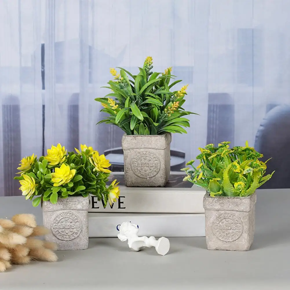

Multicolor Fashion Long Lasting Artificial Flower Plastic Simulation Flower Charming for Desktop