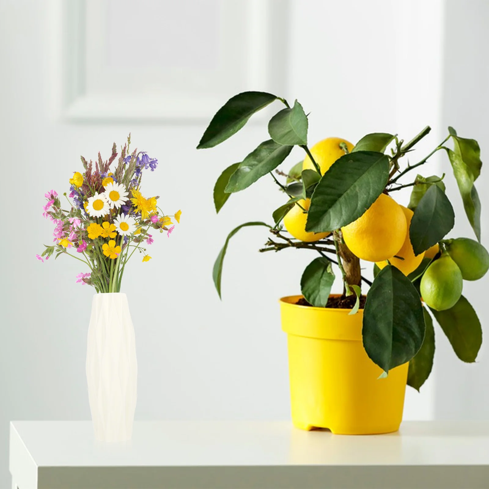 Простота Контейнер для цветов Ваза в скандинавском стиле Винтажный стол