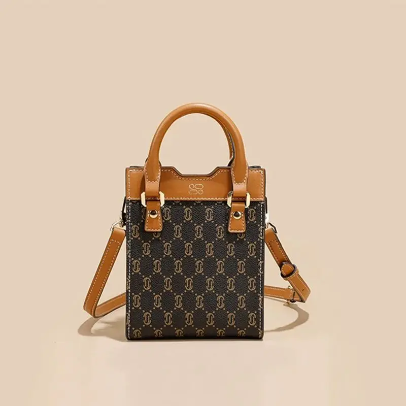 

Women's Bags 2022 Summer New Retro Printed Square Shoulder Messenger Bags Ladies Handbags Makeup Party Bags