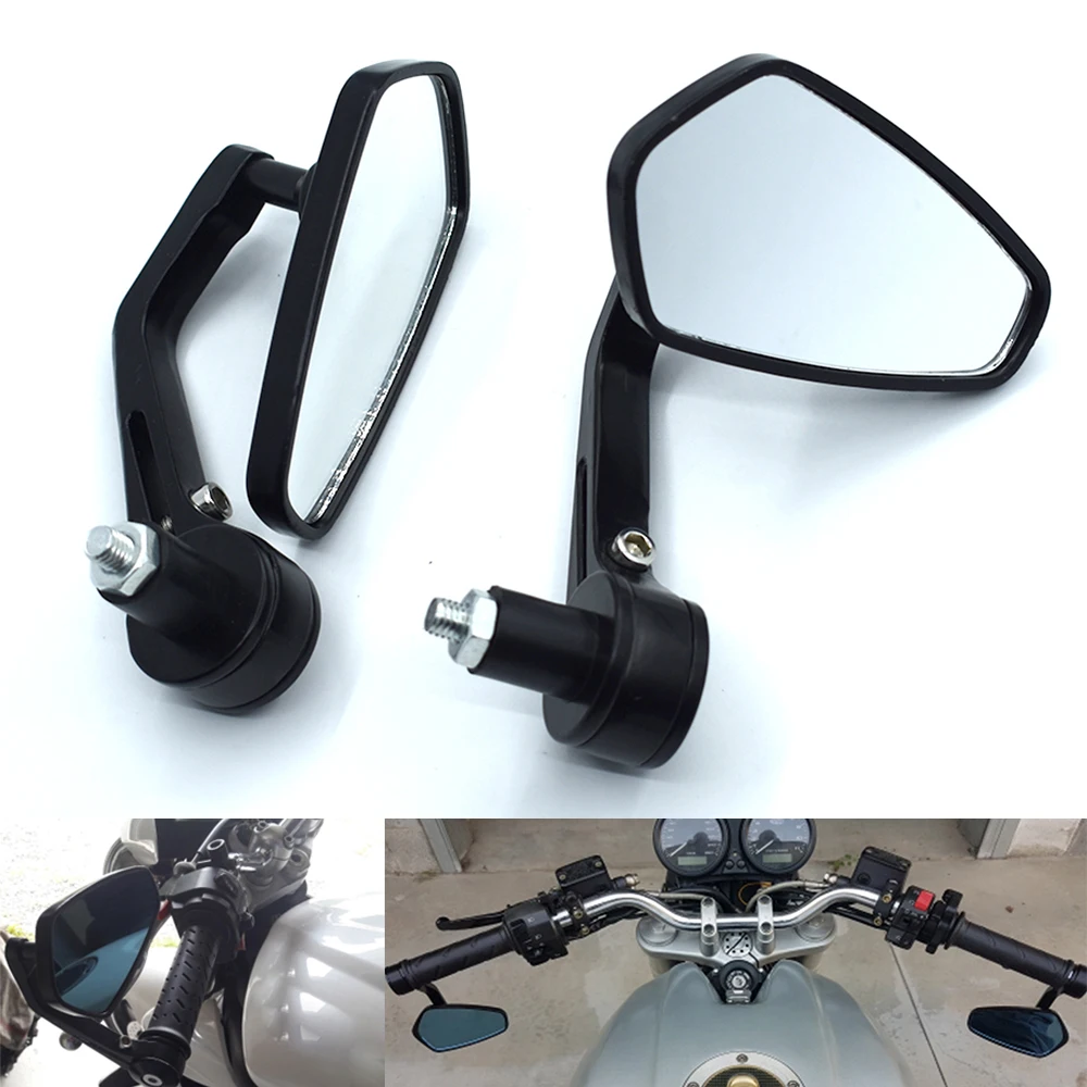 

Universal 7/8" 22mm Motorcycle Rearview Mirrors Handlebar End Mirrors For Honda NC700X CB400 CB500X CB650F CB1000R PCX125 PCX150