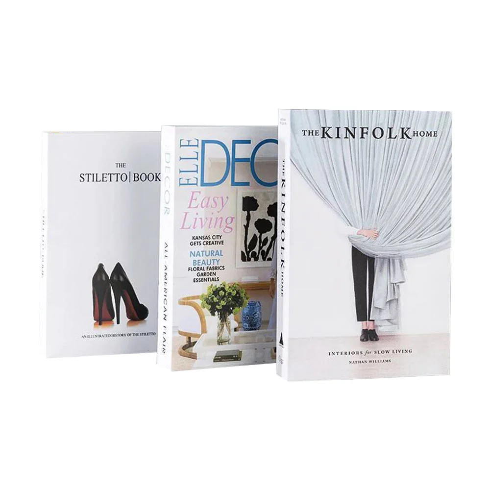 

Bookbooks Decor Fake Decoration Model Table Decorative Office Coffee Ornament Photography Photo Prop Simulation Modern Faux