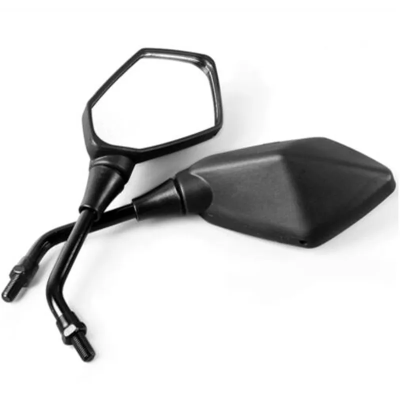 

Universal 10mm Motorcycle Mirrors Motorbike Retro Black Rearview Mirrors Scooter Motor Mirror